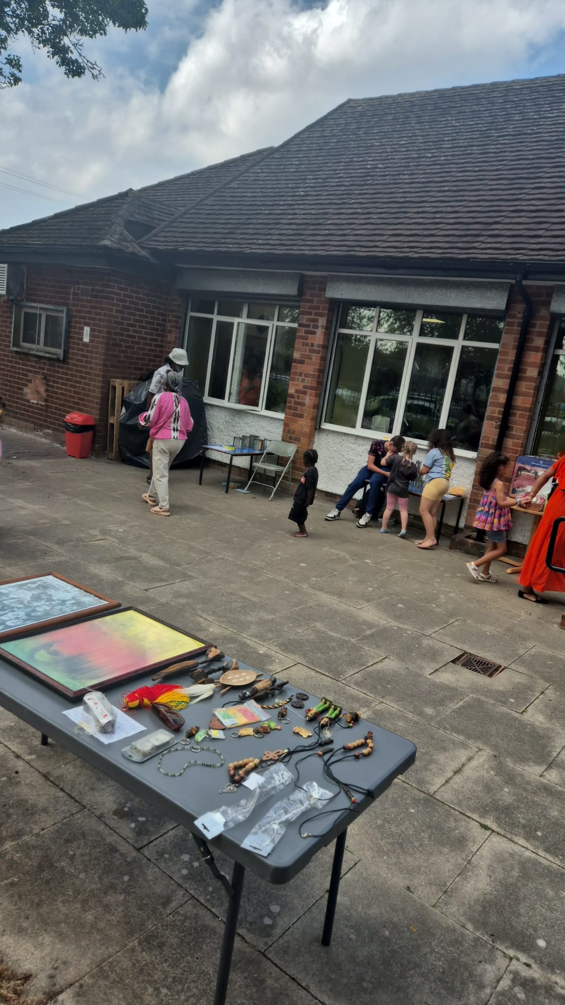 Outdoor fete at Greaves Square