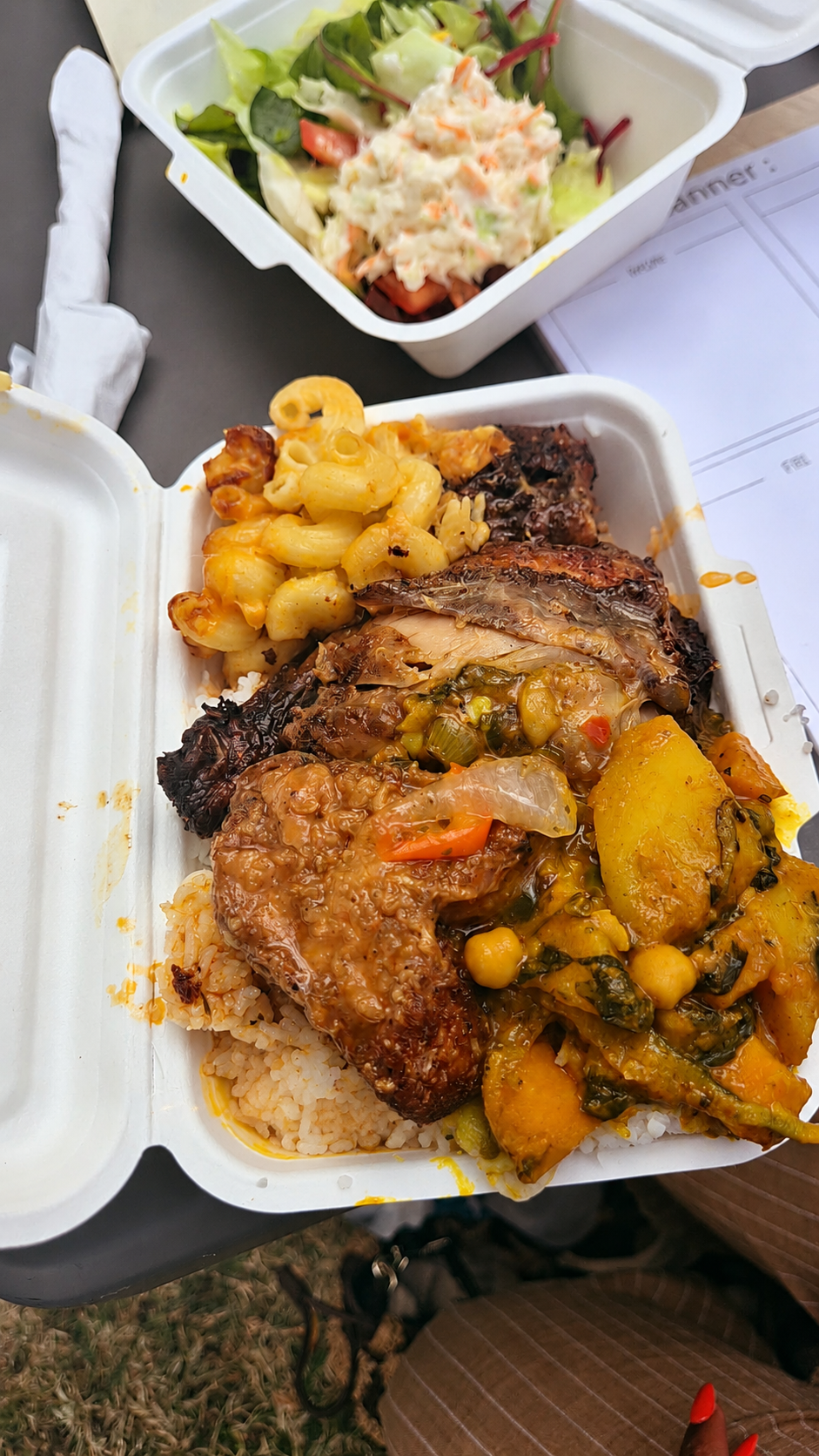Food Friday meal at Greaves Square