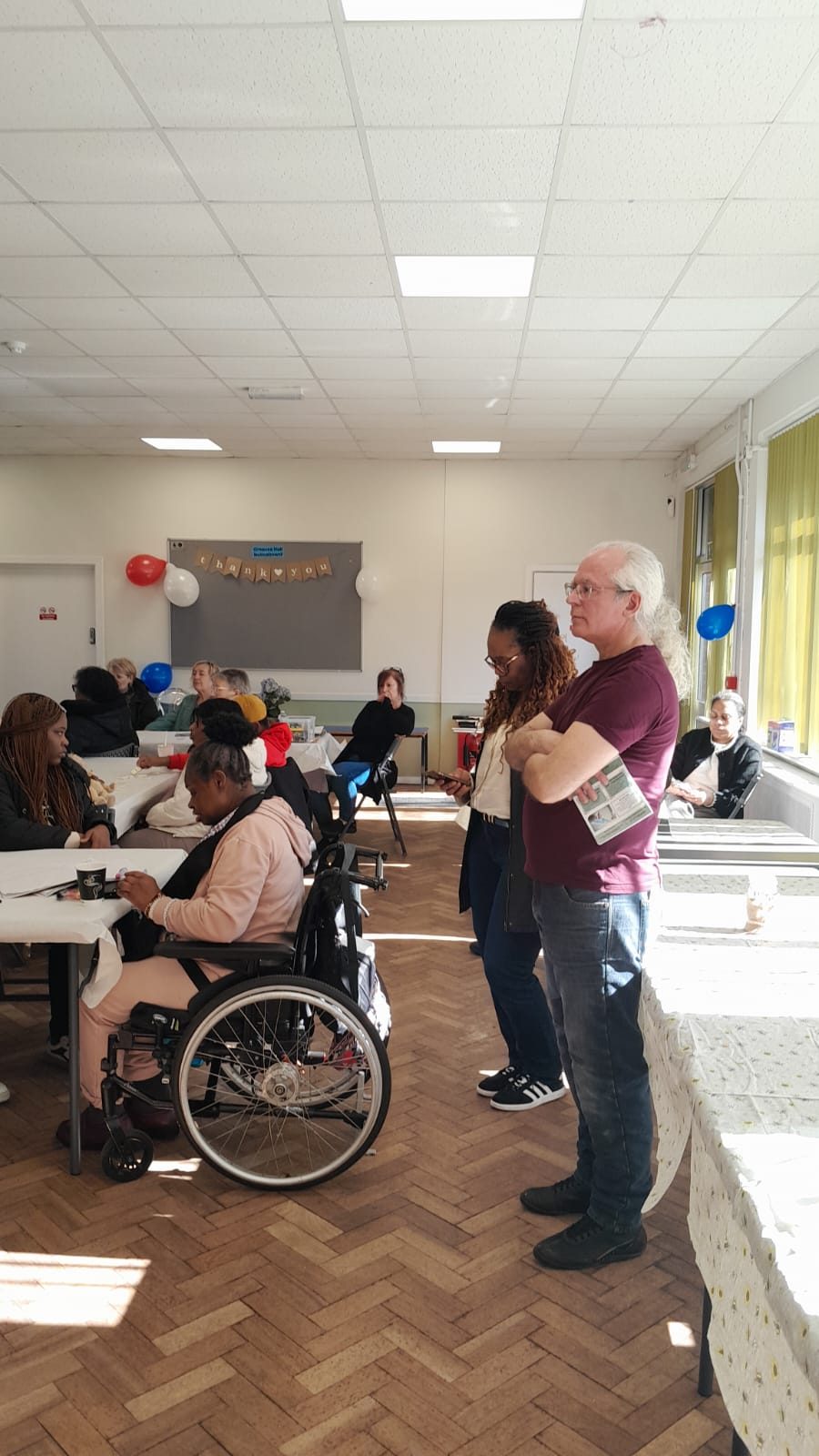 Community gathering at Greaves Square Community Centre